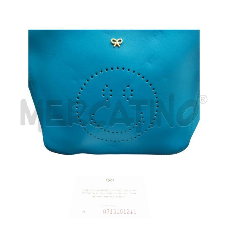 TRACOLLA D ANYA HINDMARCH CERULEO | Mercatino dell'Usato Bernareggio 5