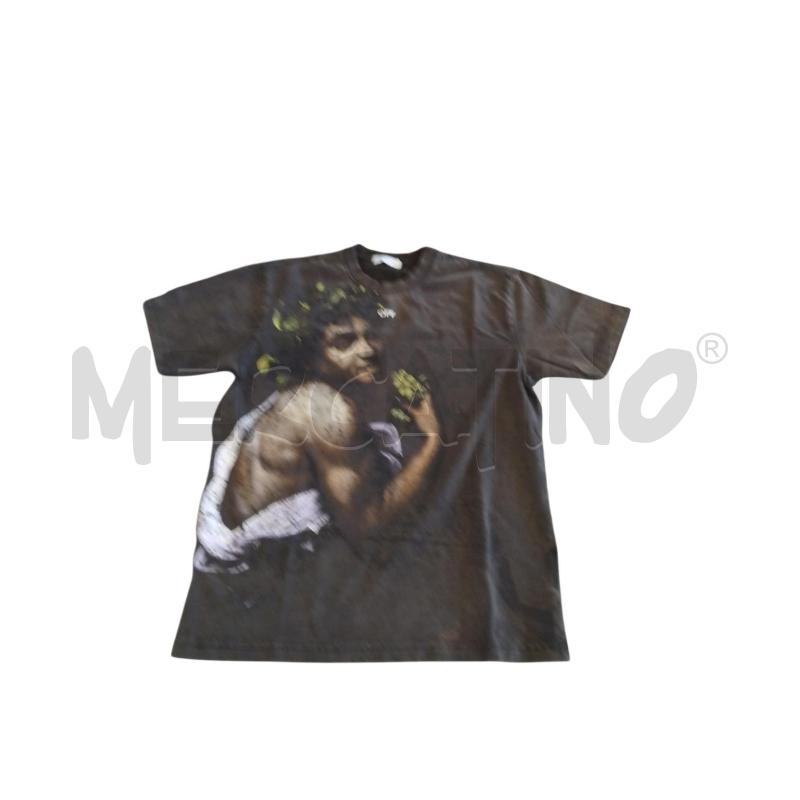 T SHIRT UOMO OFFWHITE NERO BACCO | Mercatino dell'Usato Bernareggio 1