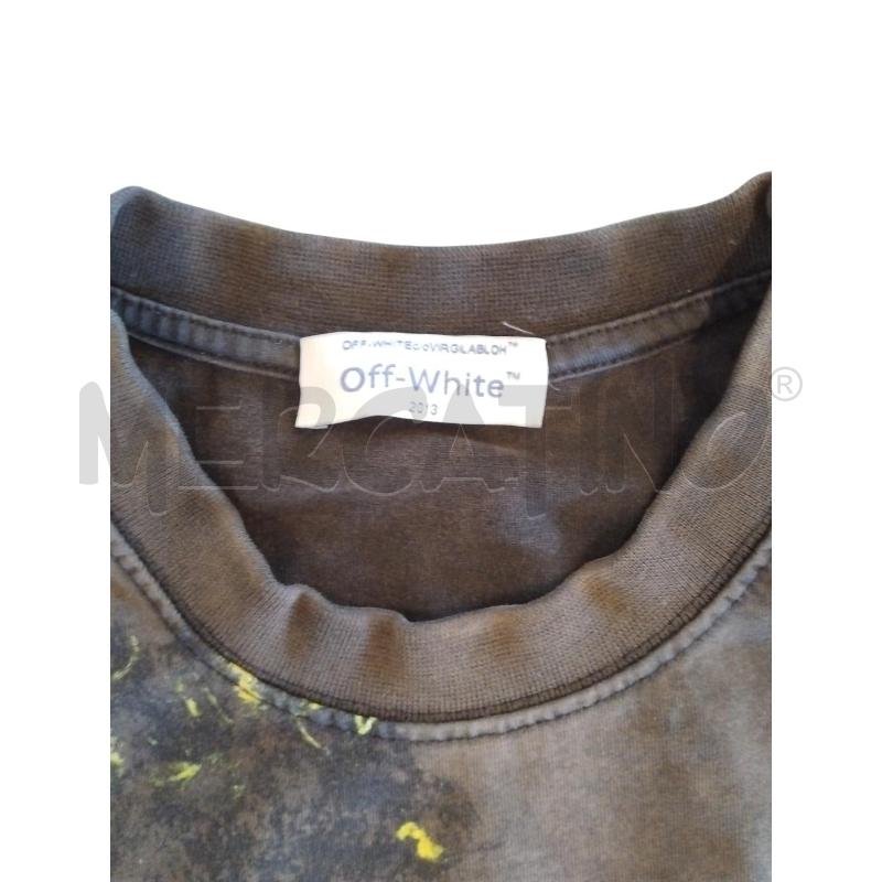 T SHIRT UOMO OFFWHITE NERO BACCO | Mercatino dell'Usato Bernareggio 2