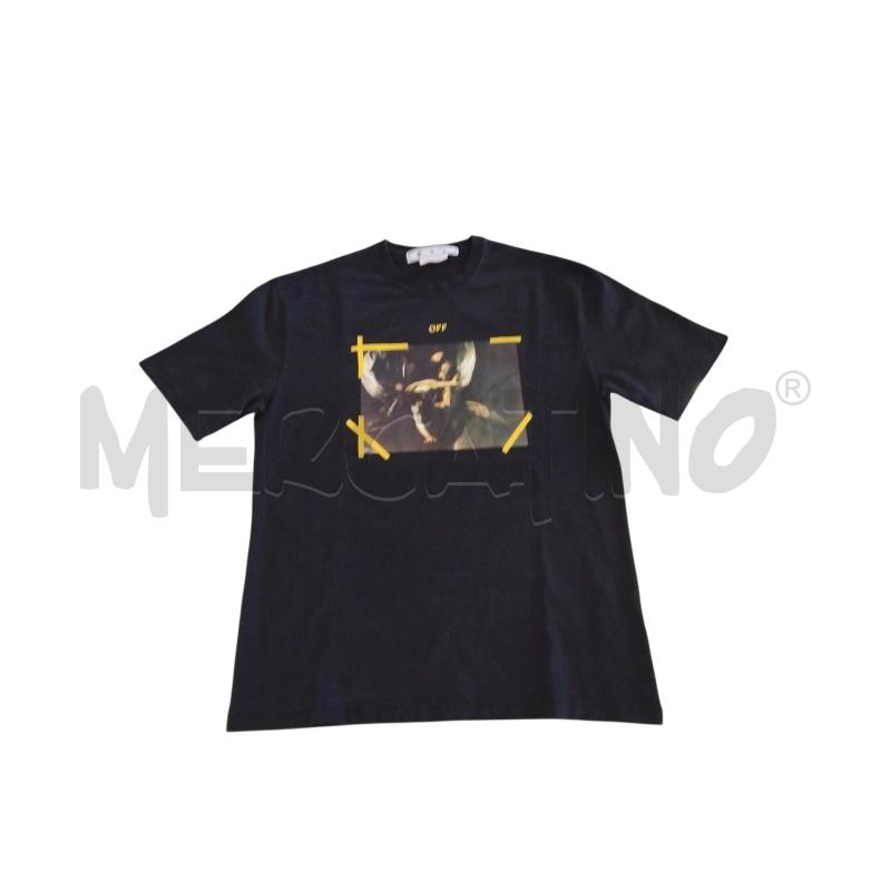 T SHIRT U NERO GIALLO STAMPA | Mercatino dell'Usato Bernareggio 1