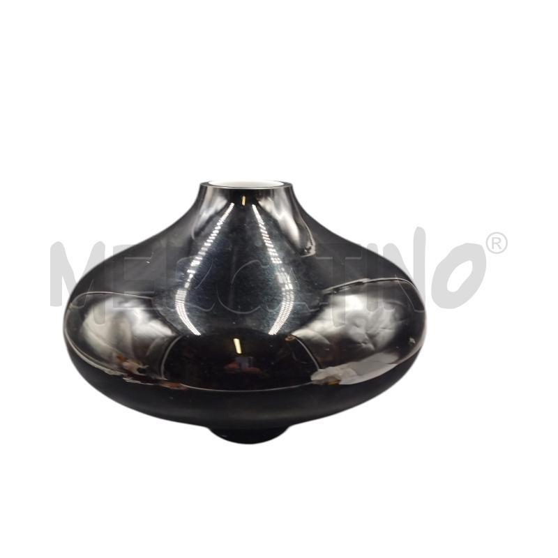 VASO NERO VETRO TOSO | Mercatino dell'Usato Bernareggio 1