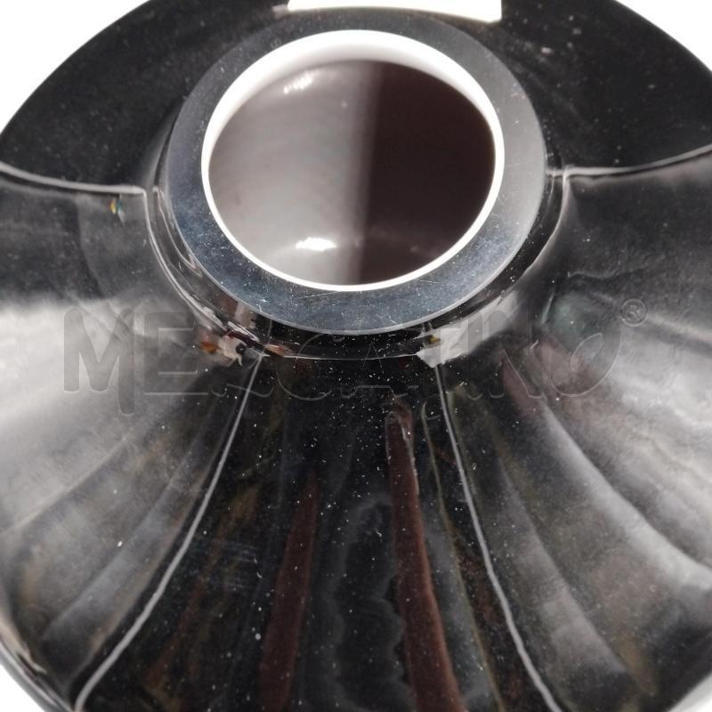 VASO NERO VETRO TOSO | Mercatino dell'Usato Bernareggio 2