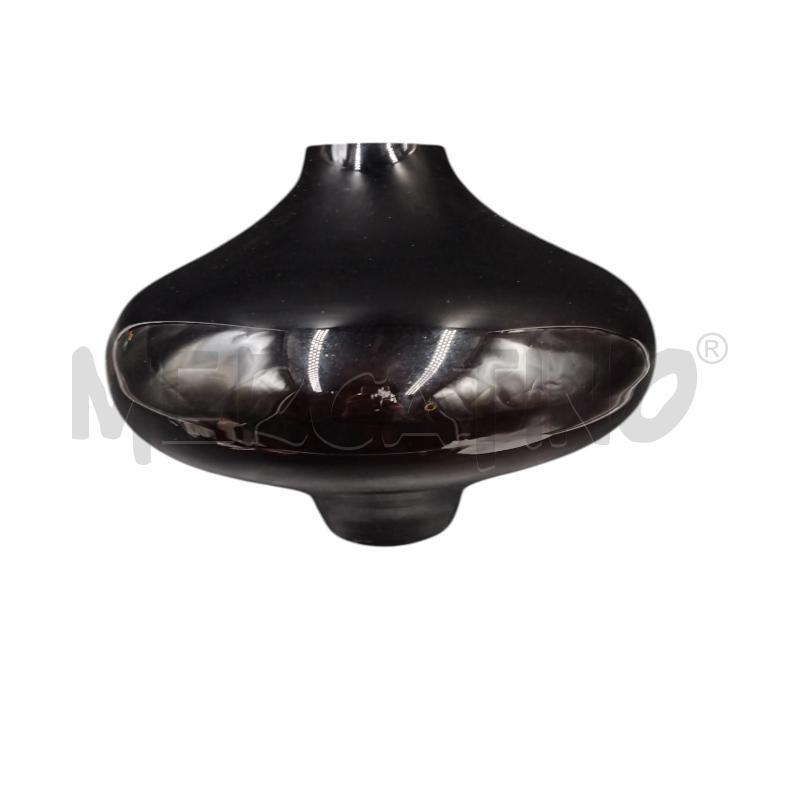VASO NERO VETRO TOSO | Mercatino dell'Usato Bernareggio 3