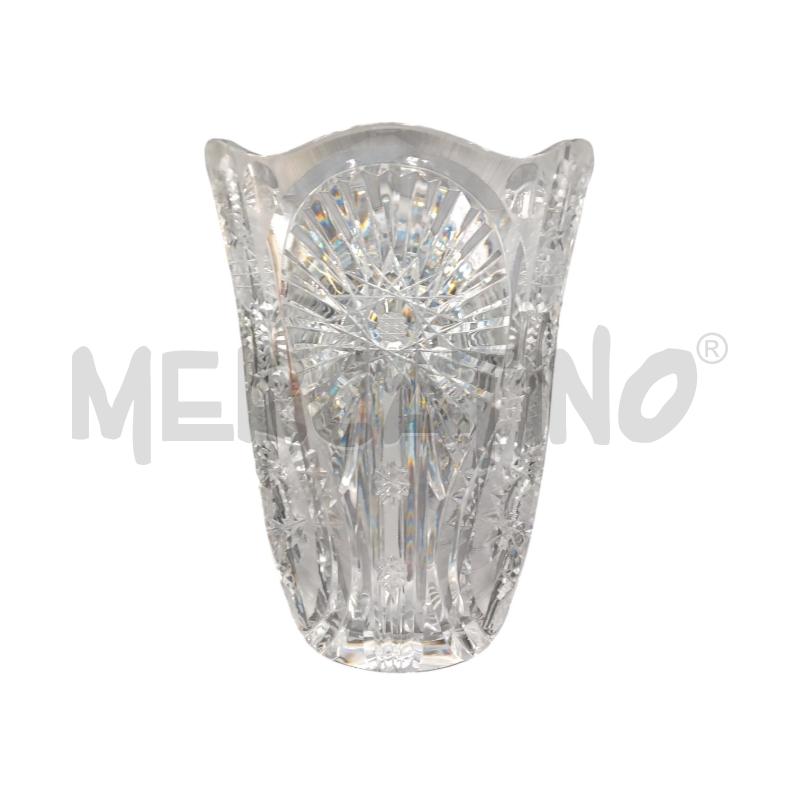 VASO VETRO MOLATO  | Mercatino dell'Usato Bernareggio 1