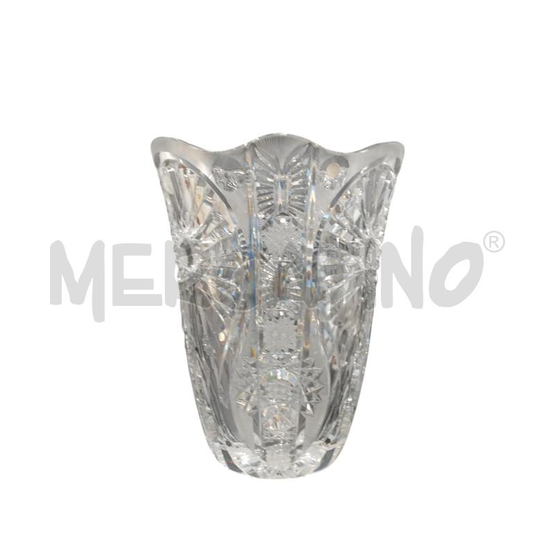 VASO VETRO MOLATO  | Mercatino dell'Usato Bernareggio 2