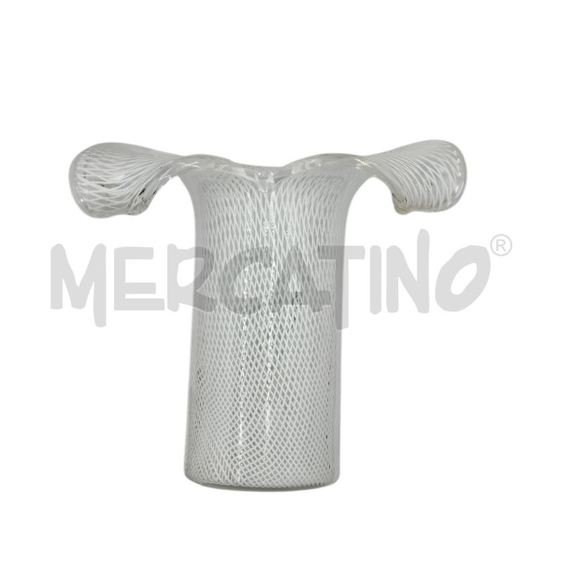 VASO VETRO RETE BNC  | Mercatino dell'Usato Bernareggio 1