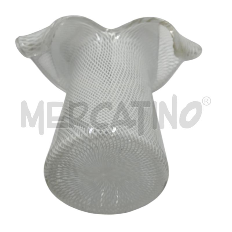 VASO VETRO RETE BNC  | Mercatino dell'Usato Bernareggio 3
