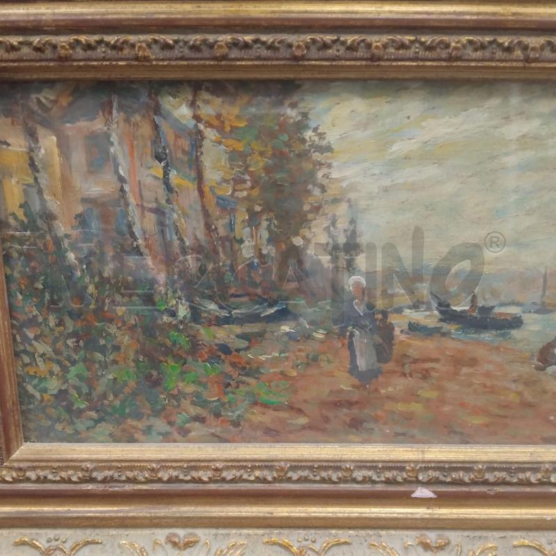 VECCHIO QUADRETTO RETTANGOLARE PAESAGGIO | Mercatino dell'Usato Bernareggio 4
