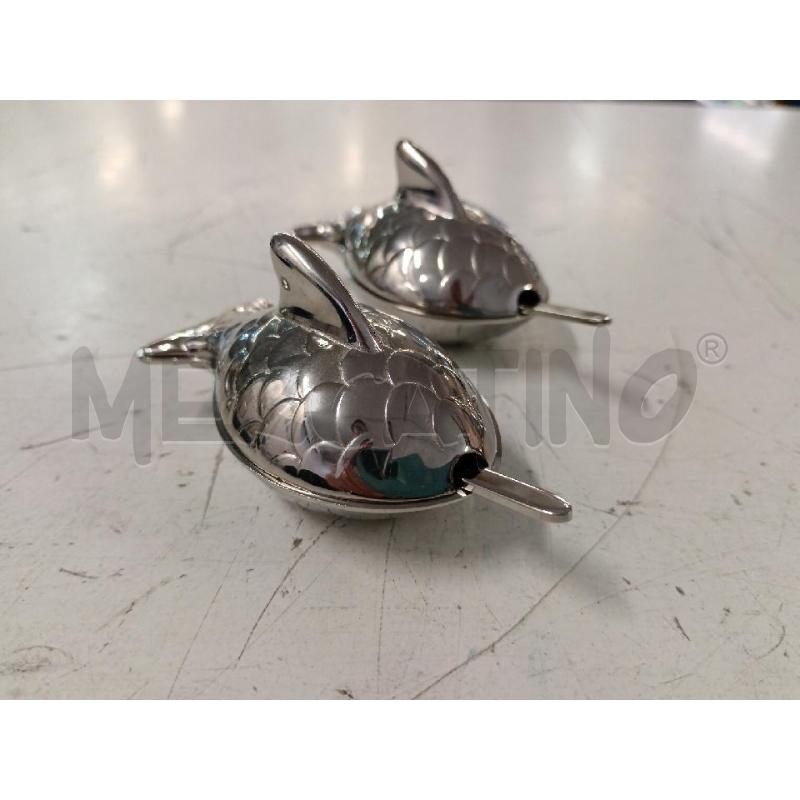 ALESSI SALIERA PZ 2 COLOMBINA FISH  | Mercatino dell'Usato Milano centrale 1