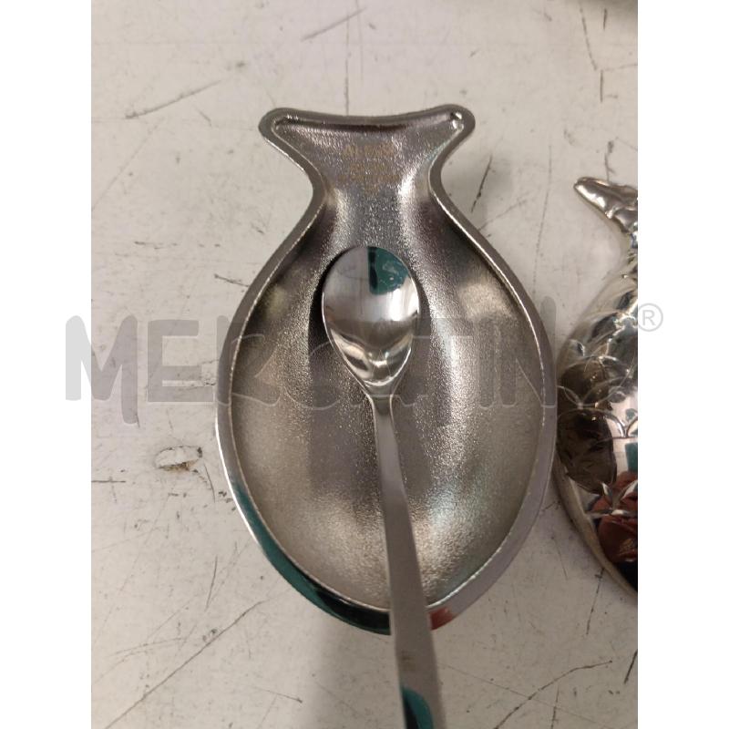 ALESSI SALIERA PZ 2 COLOMBINA FISH  | Mercatino dell'Usato Milano centrale 3