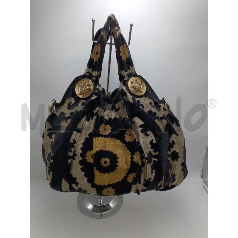 BORSA DONNA BLACK AND GOLD TAPESTRY | Mercatino dell'Usato Milano centrale 1