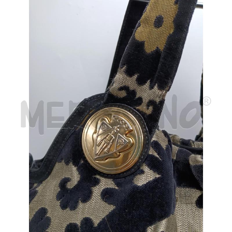 BORSA DONNA BLACK AND GOLD TAPESTRY | Mercatino dell'Usato Milano centrale 2