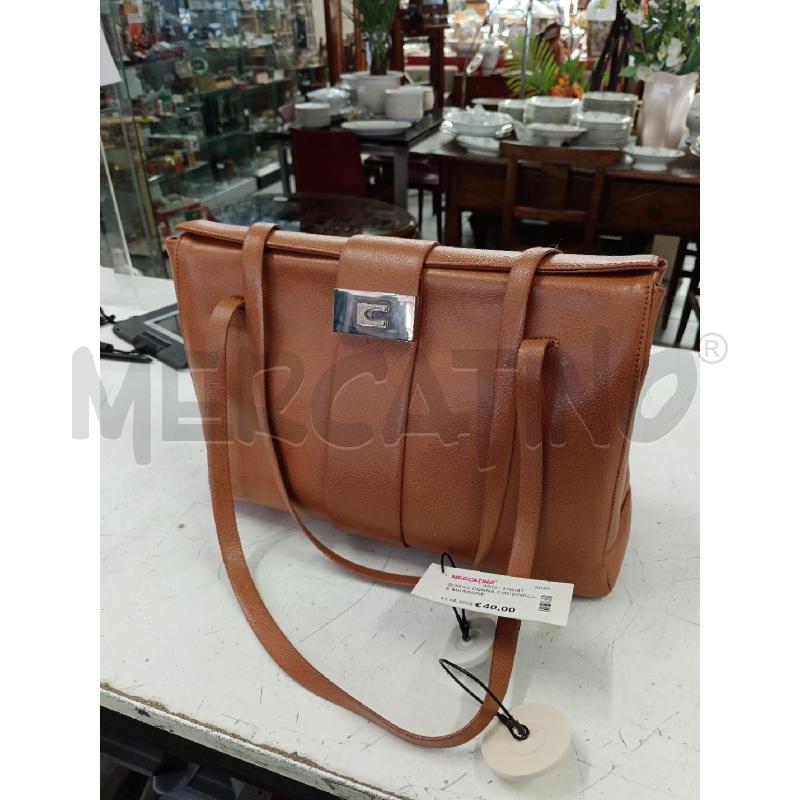 BORSA DONNA COCCINELLE MARRONE  | Mercatino dell'Usato Milano centrale 1