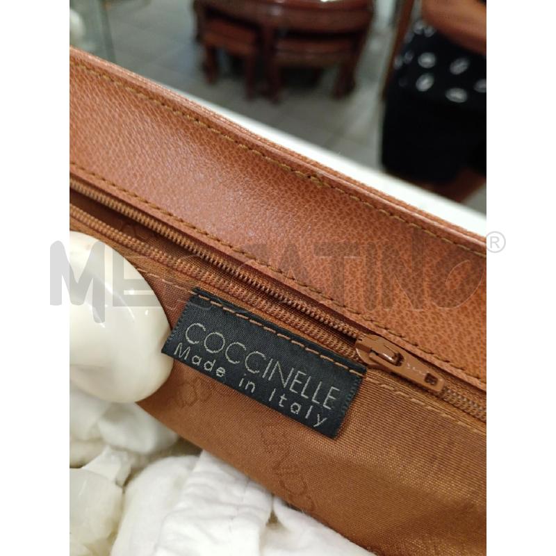 BORSA DONNA COCCINELLE MARRONE  | Mercatino dell'Usato Milano centrale 3
