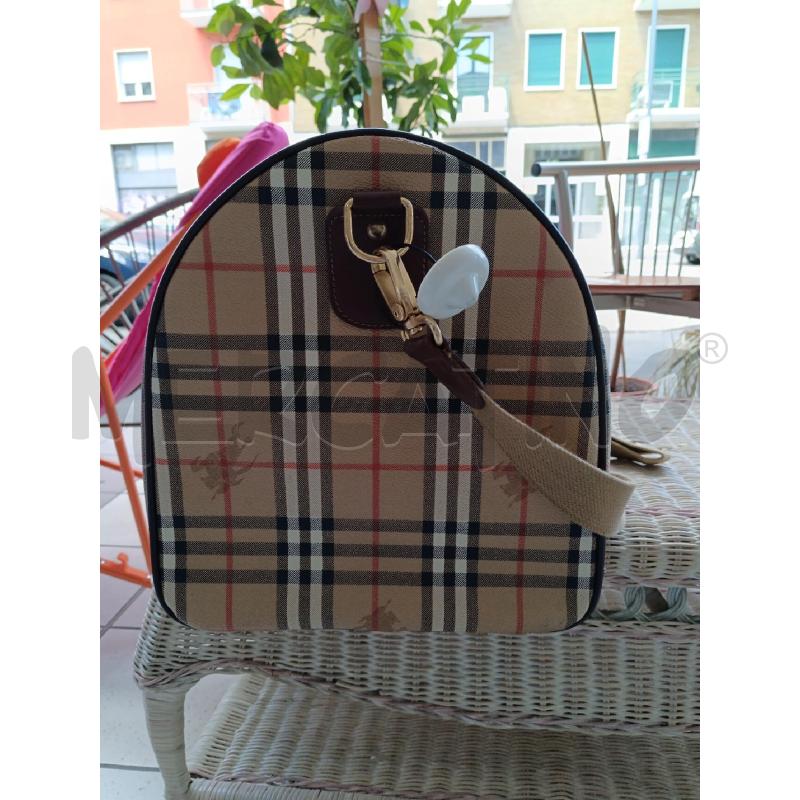 BORSONE BURBERRY PELLE | Mercatino dell'Usato Milano centrale 5
