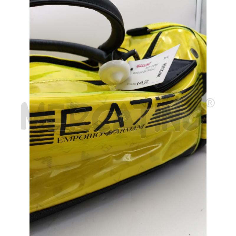 BORSONE EA7 GIALLO  | Mercatino dell'Usato Milano centrale 3