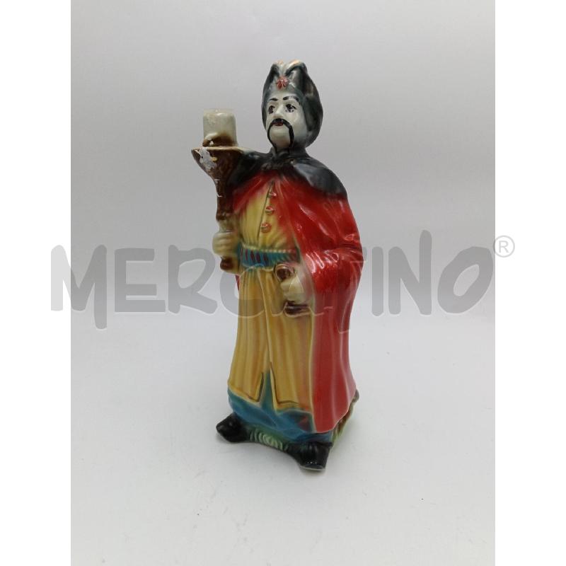 BOTTIGLIA FIGURA MANTELLO ROSSO | Mercatino dell'Usato Milano centrale 1