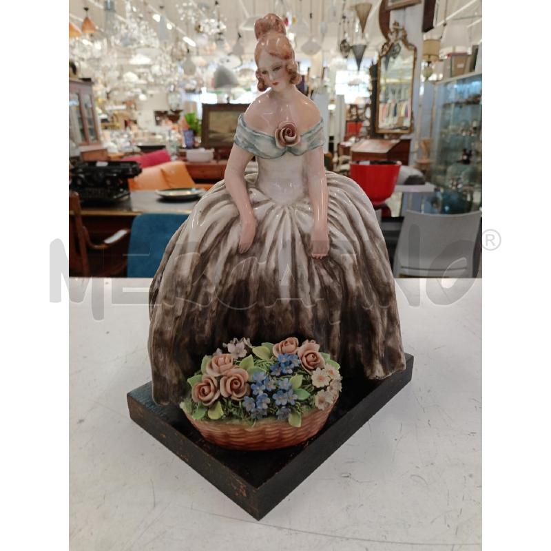 CACCIAPUOTI CERAMICA DAMA CON CANESTRO | Mercatino dell'Usato Milano centrale 1
