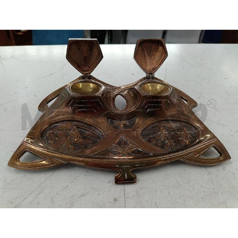 CALAMAIO BRONZO DECORI FIORI  | Mercatino dell'Usato Milano centrale 2