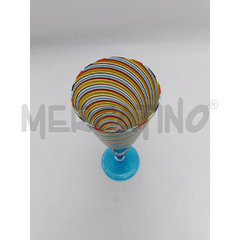 CALICE VETRO SOFFIATO COLORATO | Mercatino dell'Usato Milano centrale 2