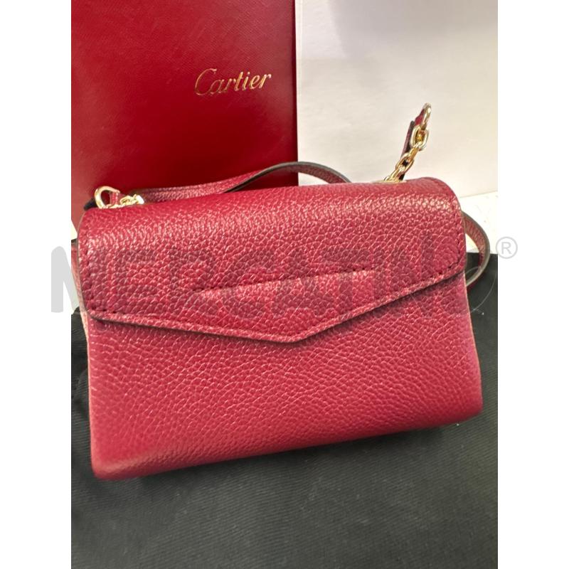 CARTIER PANTHERE CHAIN SHOULDER BAG MICRO BORDEAUX | Mercatino dell'Usato Milano centrale 3