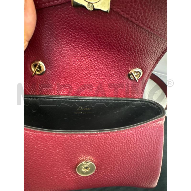 CARTIER PANTHERE CHAIN SHOULDER BAG MICRO BORDEAUX | Mercatino dell'Usato Milano centrale 4