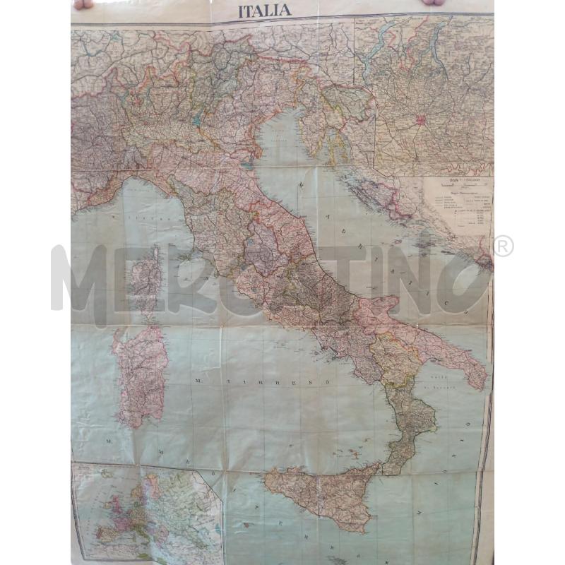 CARTINA VINTAGE  | Mercatino dell'Usato Milano centrale 1