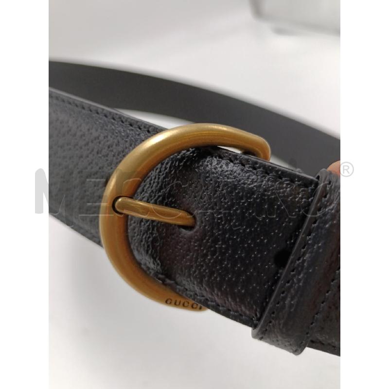 CINTURA GUCCI NERA DONNA  | Mercatino dell'Usato Milano centrale 3