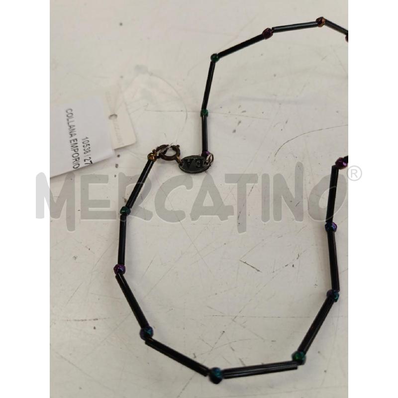 COLLANA EMPORIO NERA  | Mercatino dell'Usato Milano centrale 3