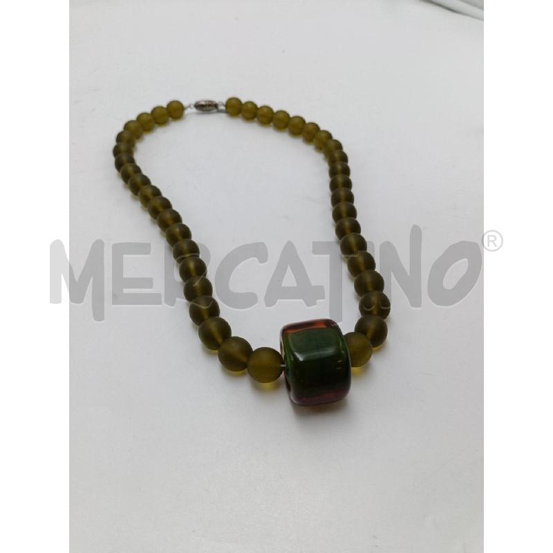 COLLANA MURANO SENT MILANO VERDE | Mercatino dell'Usato Milano centrale 1