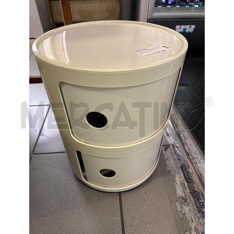 COMODINO KARTELL BIANCO  | Mercatino dell'Usato Milano centrale 1