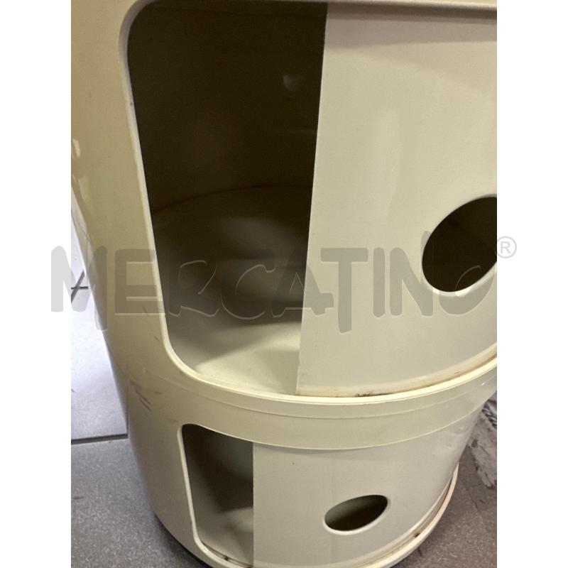 COMODINO KARTELL BIANCO  | Mercatino dell'Usato Milano centrale 2