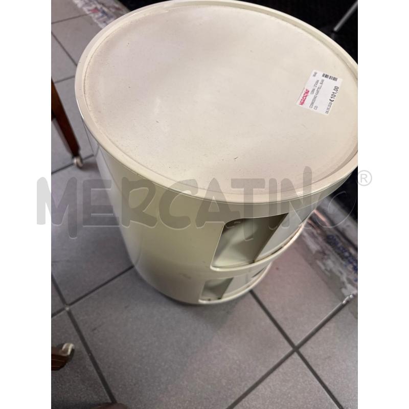 COMODINO KARTELL BIANCO  | Mercatino dell'Usato Milano centrale 3