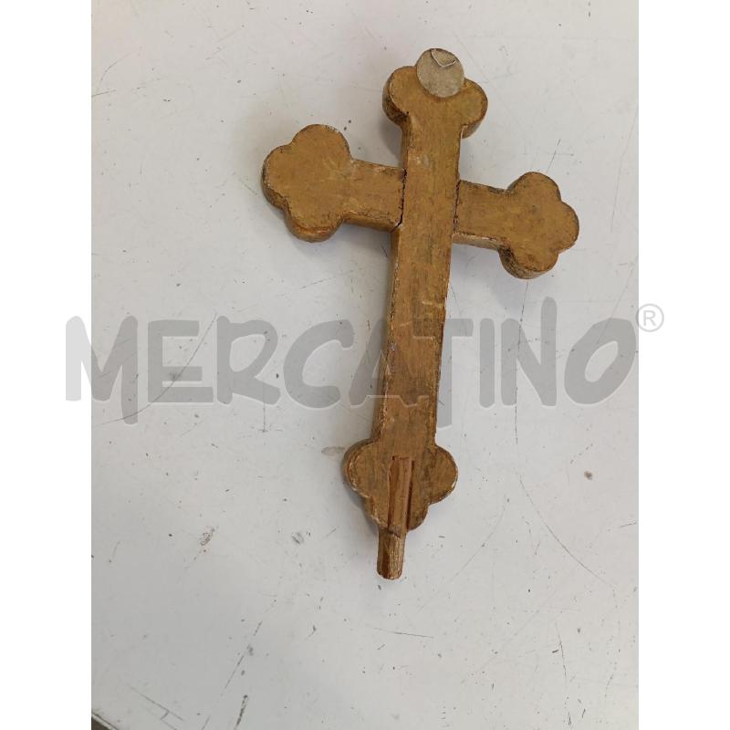 CROCIFISSO DORATO CRISTO BRONZO | Mercatino dell'Usato Milano centrale 3
