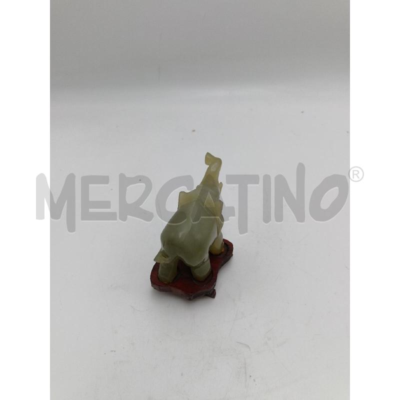 ELEFANTINO IN PIETRA VERDE  | Mercatino dell'Usato Milano centrale 3