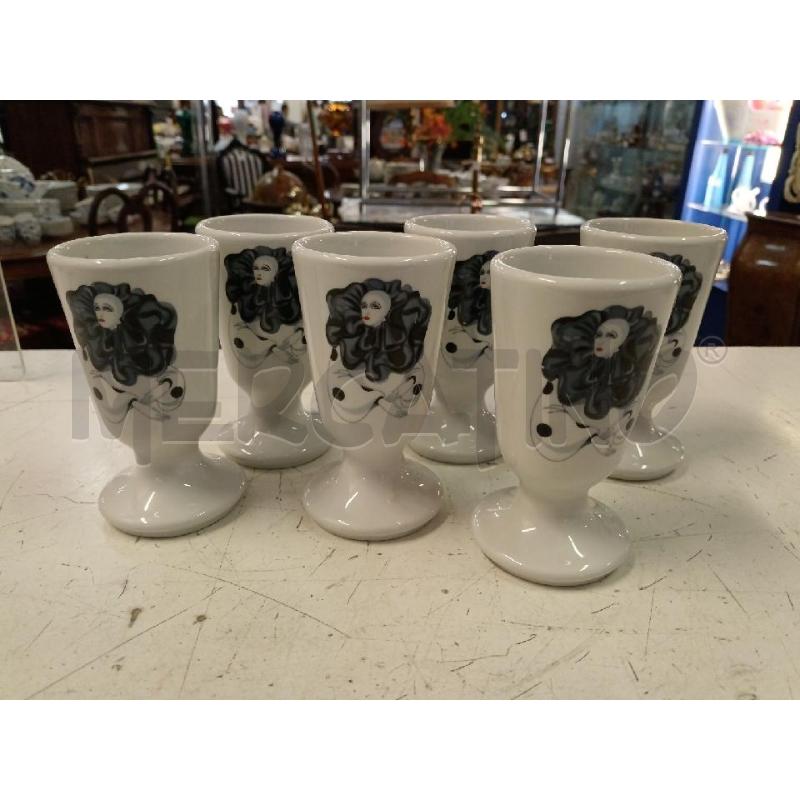 FLUTES PZ. VETRO CERAMUICA FRANCE BIANCO | Mercatino dell'Usato Milano centrale 1