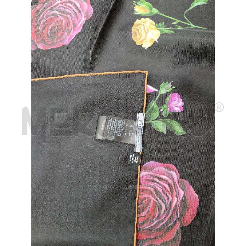 FOULARD PRADA NERO  | Mercatino dell'Usato Milano centrale 4