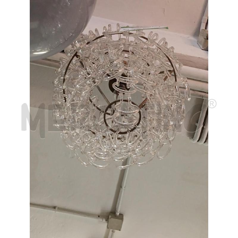 LAMPADARIO ANELLI VETRO MURANO | Mercatino dell'Usato Milano centrale 2