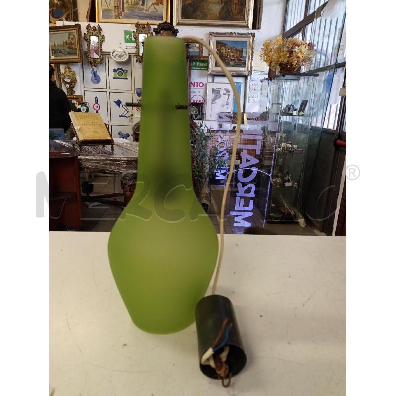 LAMPADARIO VINTAGE VERDE  | Mercatino dell'Usato Milano centrale 1