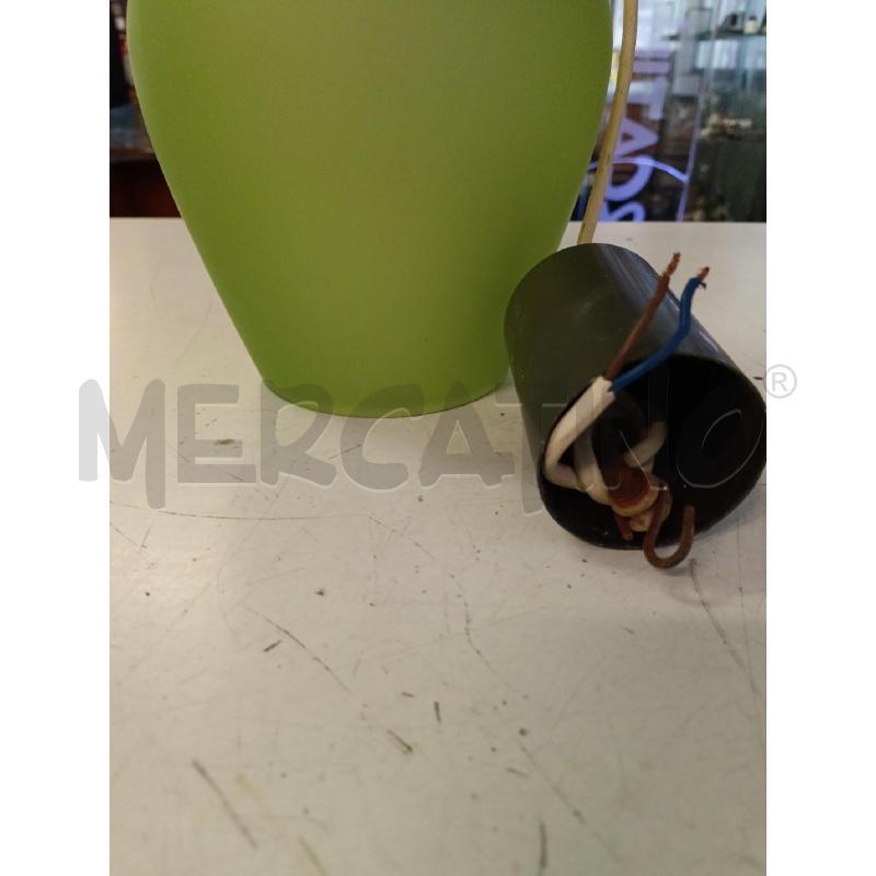 LAMPADARIO VINTAGE VERDE  | Mercatino dell'Usato Milano centrale 3