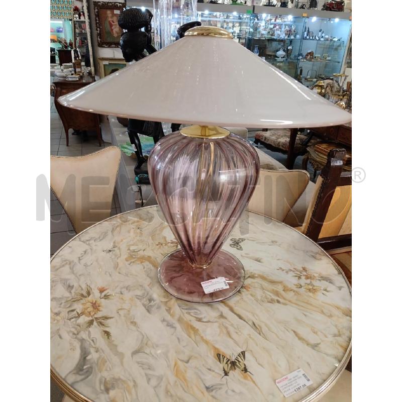 LAMPADA MURANO COLOR LILLA  | Mercatino dell'Usato Milano centrale 1