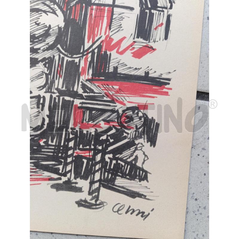 LITOGRAFIA RENATO CENNI LAMINATOIO A CALDO-TRENO | Mercatino dell'Usato Milano centrale 2