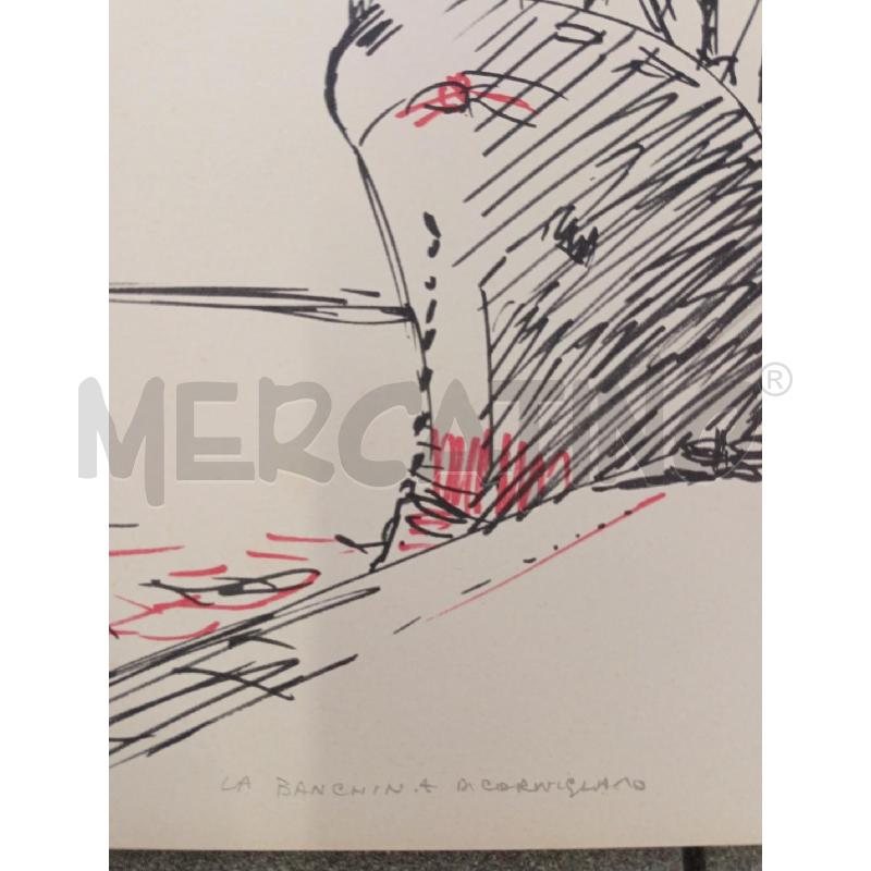 LITOGRAFIA RENATO CENNI LA BANCHINA DI CORNIGLIANO | Mercatino dell'Usato Milano centrale 3