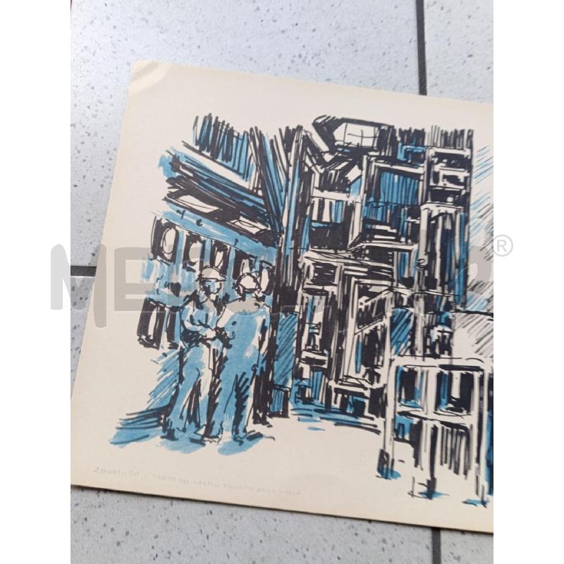 LITOGRAFIA RENATO CENNI ZINCATURA USCITA DAL NASTROZINCATO ALLA VASCA ANNI 70 | Mercatino dell'Usato Milano centrale 3