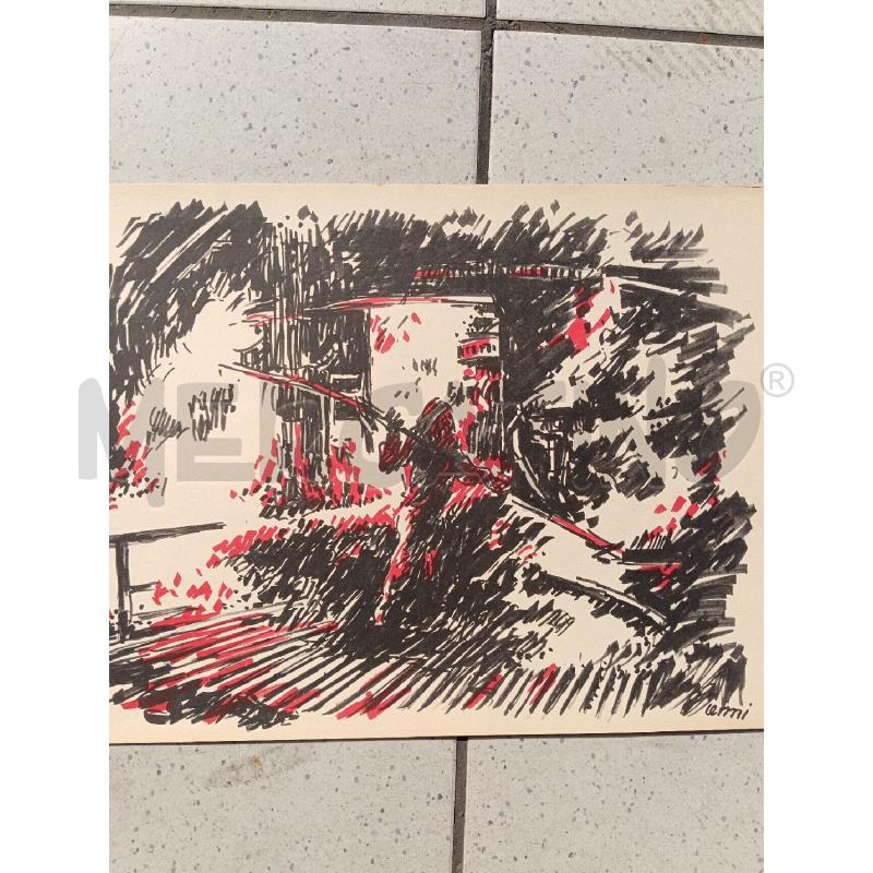 LITOGRAFIA  RENATO CENICOLATI GHISA | Mercatino dell'Usato Milano centrale 1