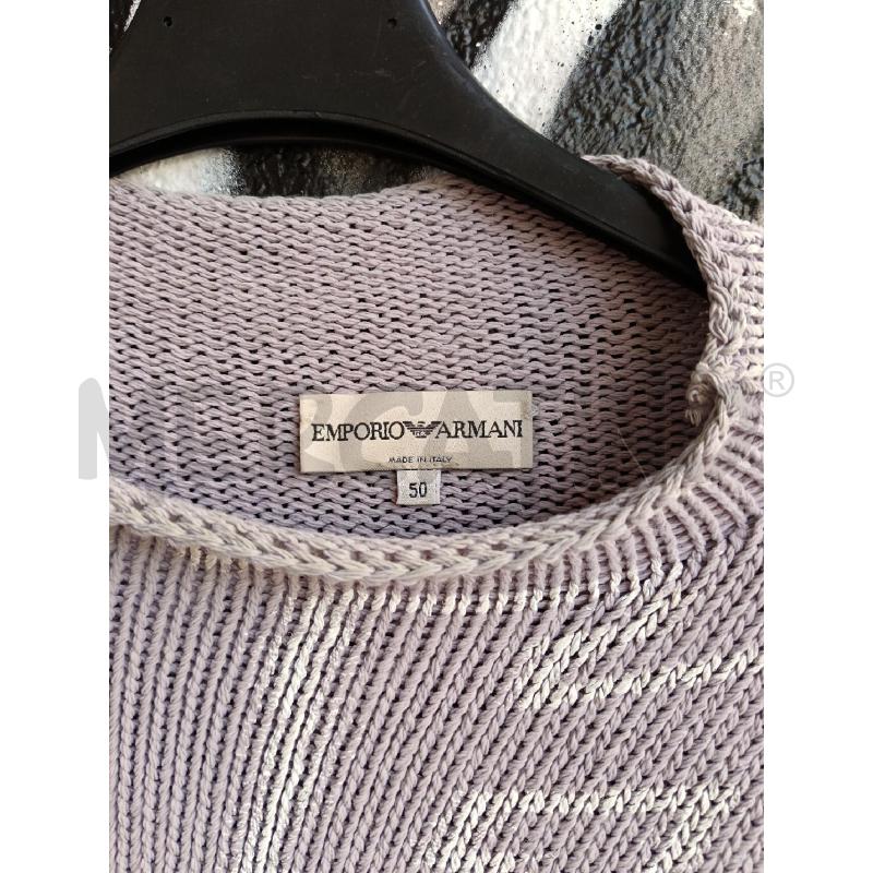 MAGLIONE UOMO EMPORIO ARMANI LILLA | Mercatino dell'Usato Milano centrale 3