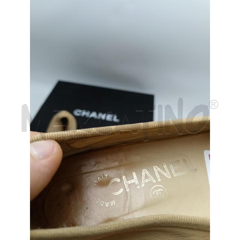 MOCASSINI DONNA CHANEL BEIGE NERE | Mercatino dell'Usato Milano centrale 2