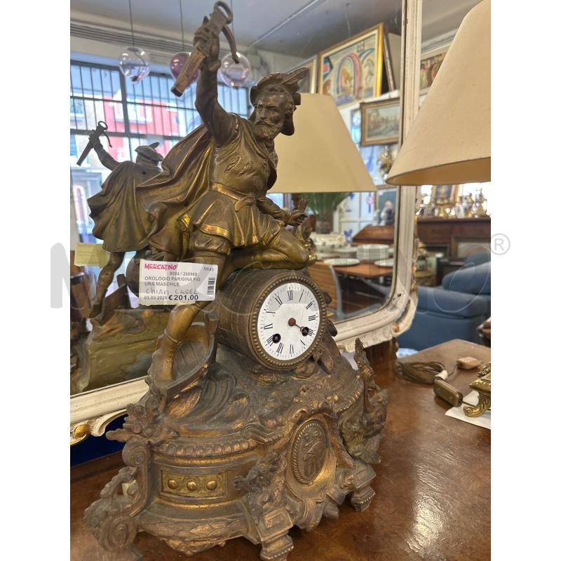 OROLOGIO PARIGINA FIGURA MASCHILE  | Mercatino dell'Usato Milano centrale 1