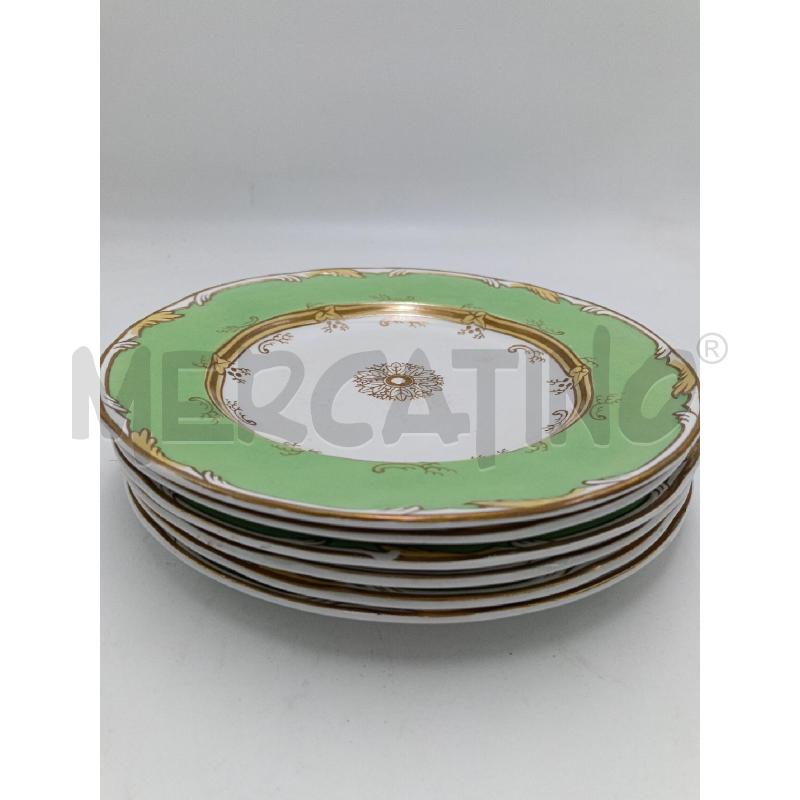 PIATTI PZ. 6 WEDGWOOD VERDI | Mercatino dell'Usato Milano centrale 3