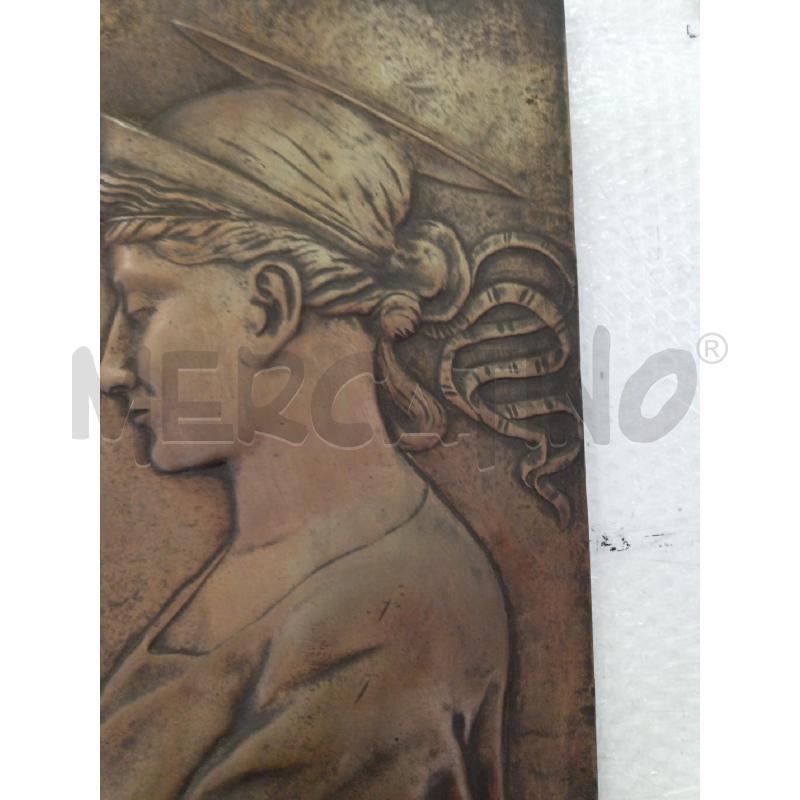PLACCA BRONZO BASSORILIEVO SANTA CATERINA | Mercatino dell'Usato Milano centrale 3